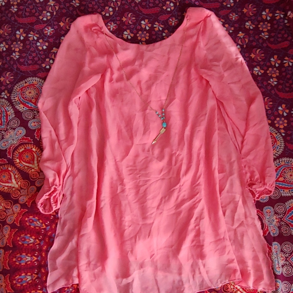 Coral Tunic Dress